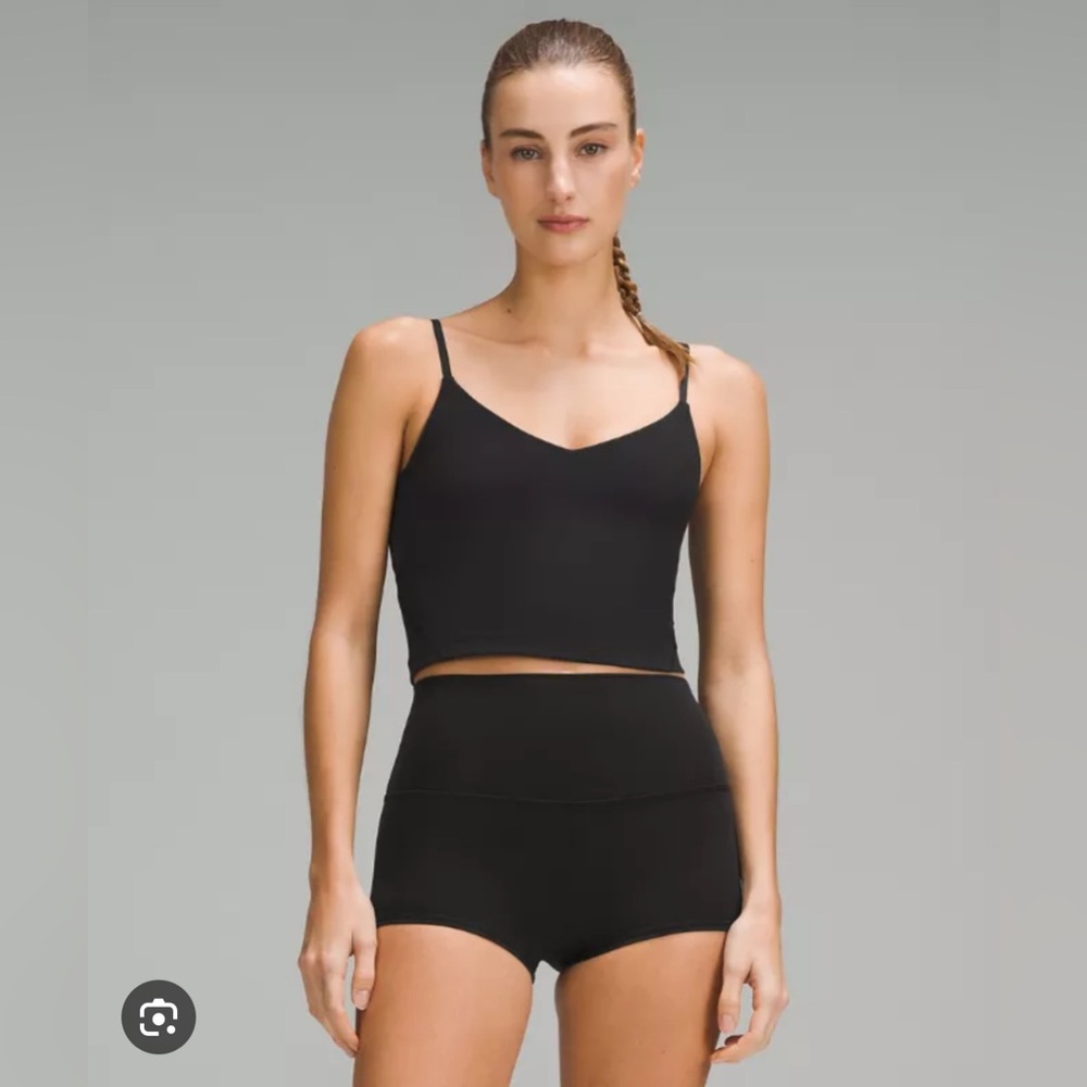 NWT - lululemon athletica Black Cropped Cami Tank - 10